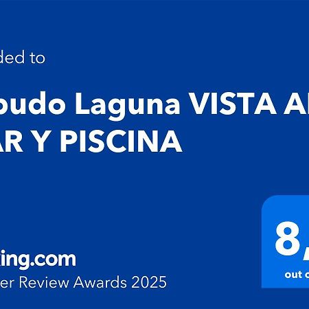 Papudo Laguna Vista Al Mar Y Piscina Exteriör bild