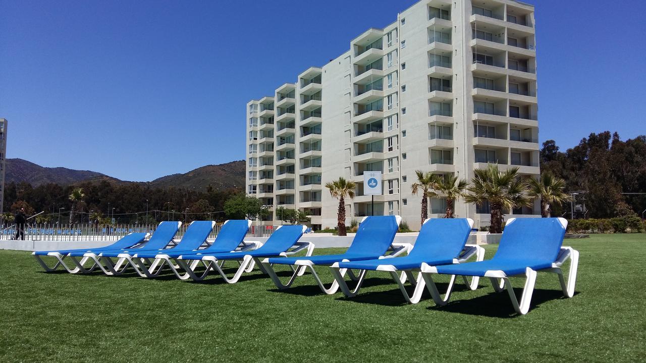Papudo Laguna Vista Al Mar Y Piscina Exteriör bild
