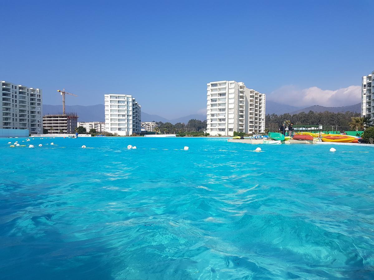 Papudo Laguna Vista Al Mar Y Piscina Exteriör bild
